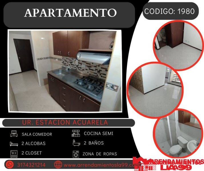 Apartamento en Arriendo en San Javier