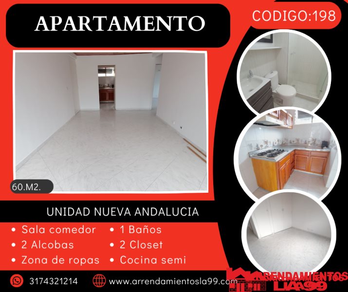 Apartamento en Arriendo en San Javier