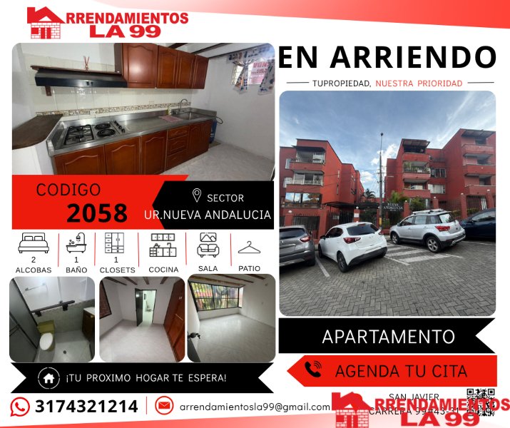 Apartamento en Arriendo en San Javier