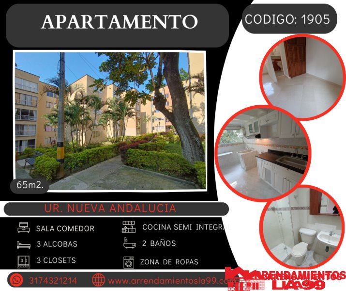 Apartamento en Arriendo en San Javier