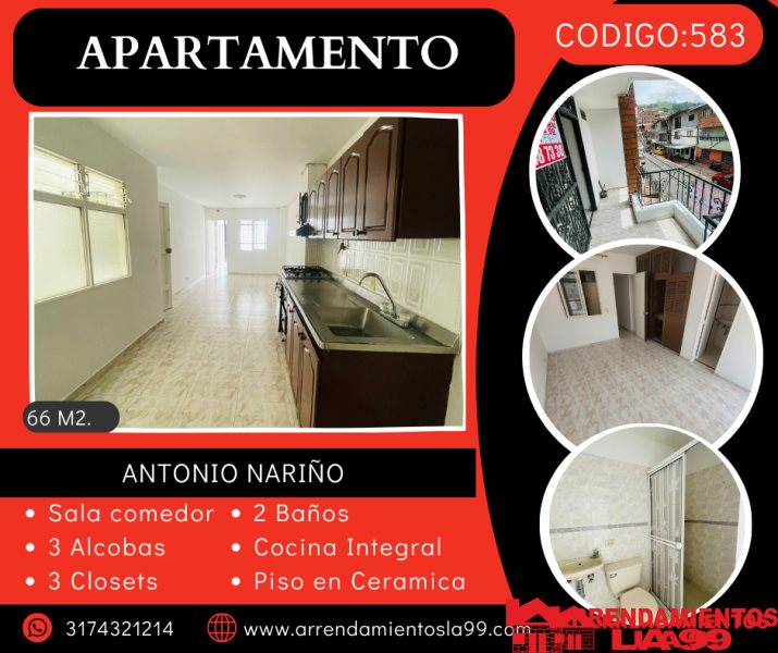 Apartamento en Venta en Antonio Nariño