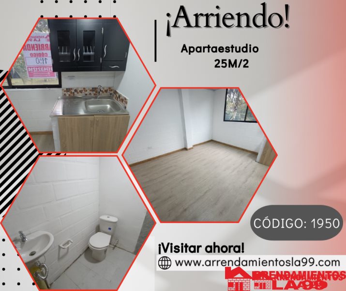 Apartaestudio en Arriendo en El Socorro
