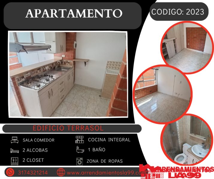 Apartamento en Arriendo en La America