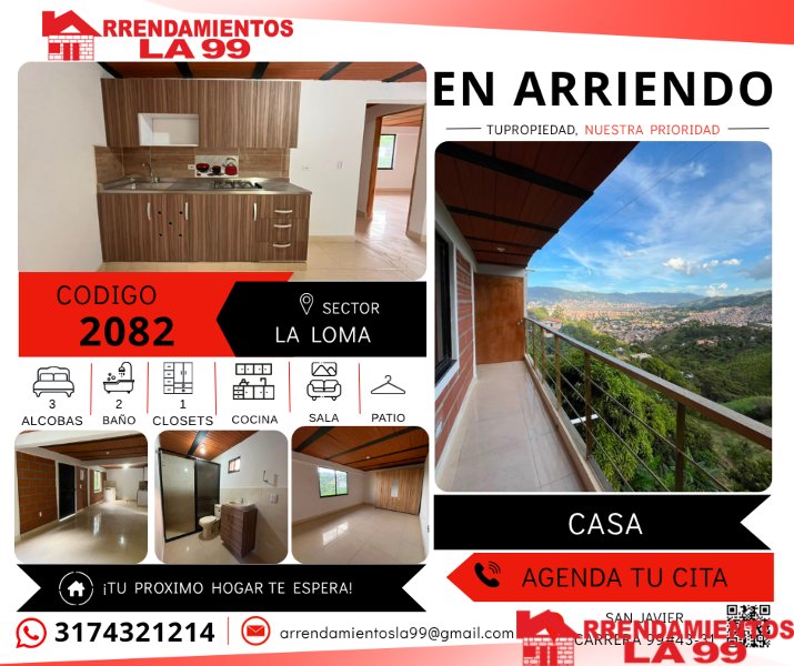 Casa en Arriendo en La Loma