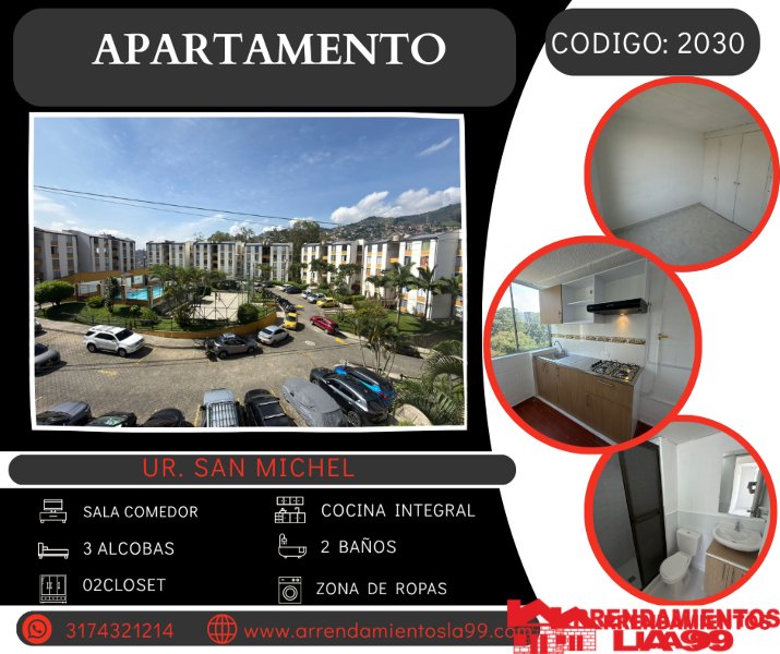 Apartamento en Arriendo en San Javier