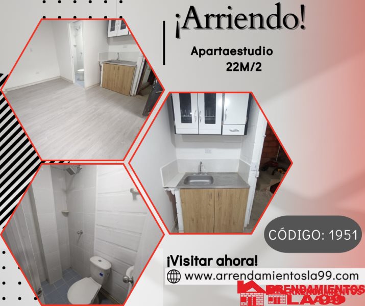 Apartaestudio en Arriendo en El Socorro