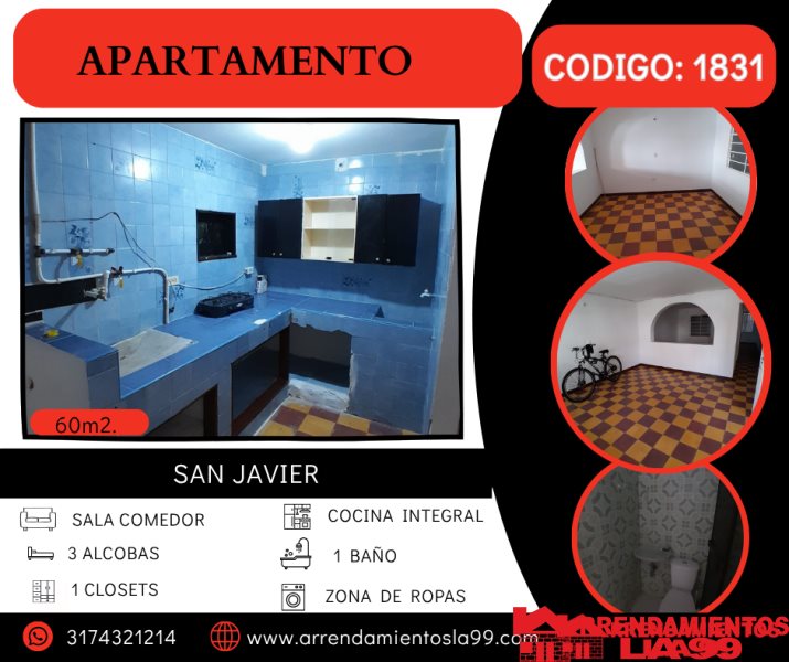 Apartamento en Arriendo en Antonio Nariño