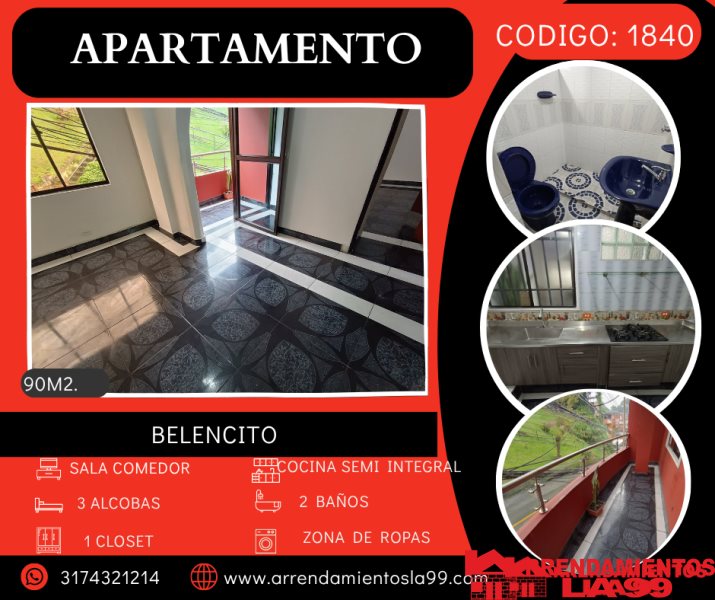 Apartamento en Arriendo en Belencito