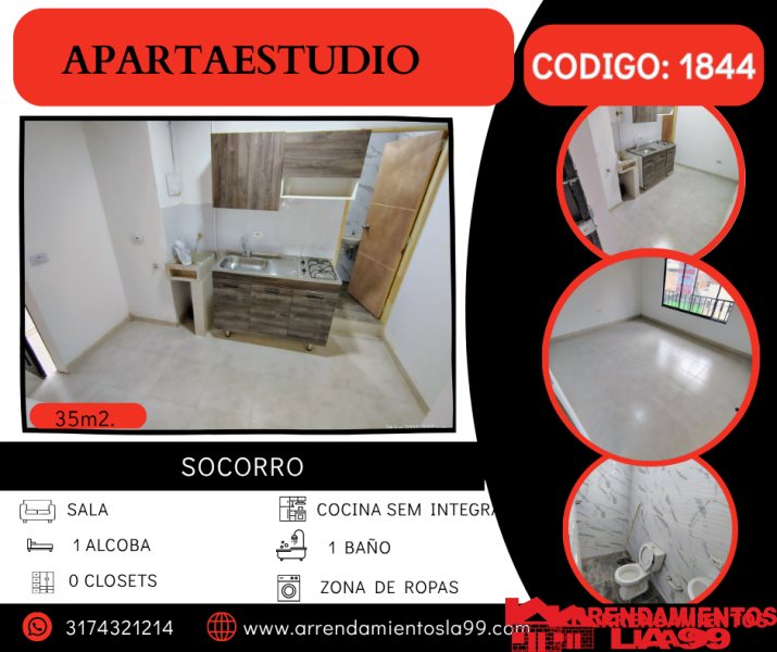 Apartamento en Arriendo en El Socorro